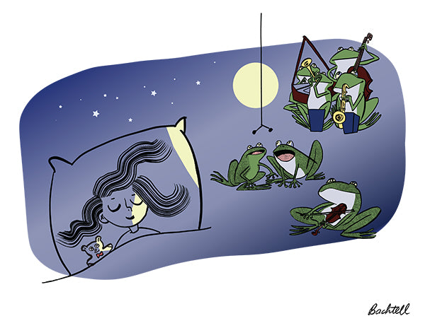 Nighttime Frog Chorus and Band