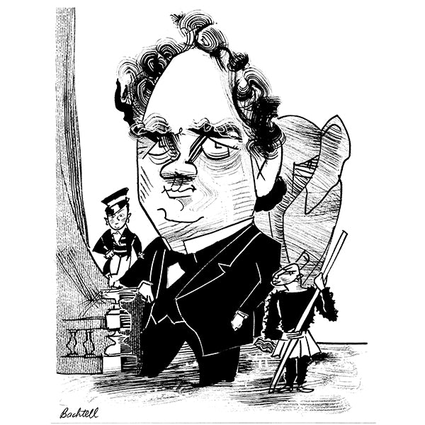 P.T. Barnum by Tom Bachtell for New York Review of Books