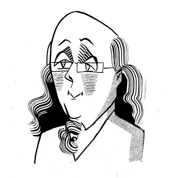Ben Franklin by Tom Bachtell for the Wall Street Journal